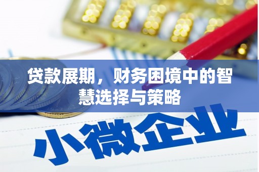 红安贷款展期，财务困境中的智慧选择与策略