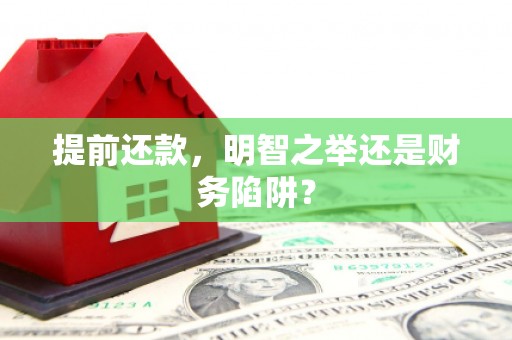 红安提前还款，明智之举还是财务陷阱？