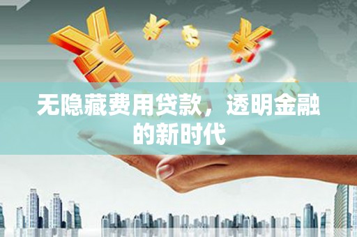 红安无隐藏费用贷款，透明金融的新时代