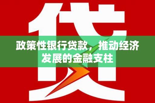 红安政策性银行贷款，推动经济发展的金融支柱