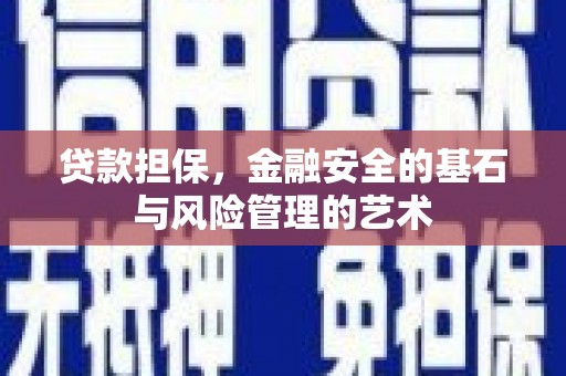 红安贷款担保，金融安全的基石与风险管理的艺术