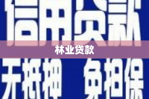 红安林业贷款
