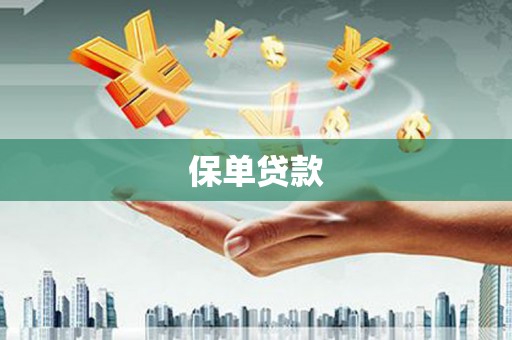 红安保单贷款