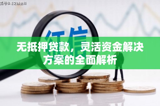 红安无抵押贷款，灵活资金解决方案的全面解析