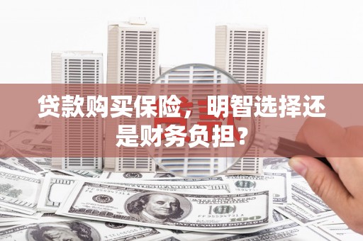 红安贷款购买保险，明智选择还是财务负担？