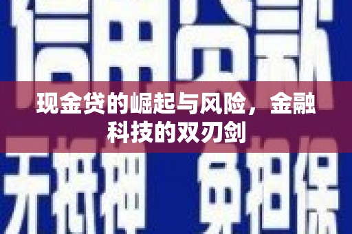 红安现金贷的崛起与风险，金融科技的双刃剑