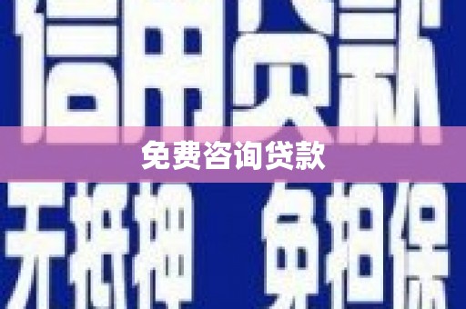 红安免费咨询贷款