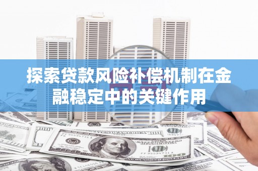 红安探索贷款风险补偿机制在金融稳定中的关键作用