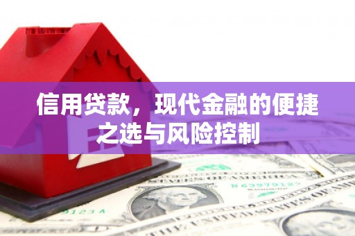 红安信用贷款，现代金融的便捷之选与风险控制