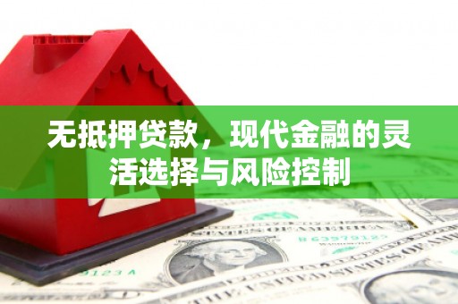 红安无抵押贷款，现代金融的灵活选择与风险控制