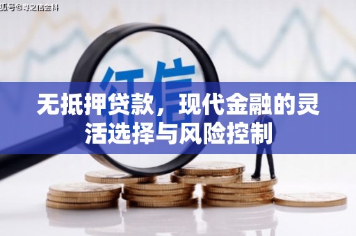 红安无抵押贷款，现代金融的灵活选择与风险控制
