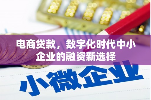 红安电商贷款，数字化时代中小企业的融资新选择