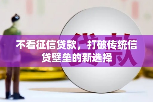 红安不看征信贷款，打破传统信贷壁垒的新选择