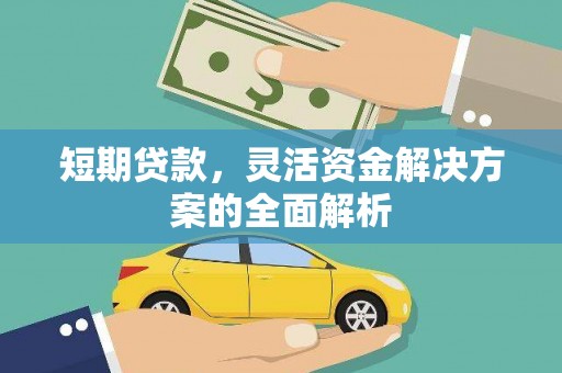 红安短期贷款，灵活资金解决方案的全面解析