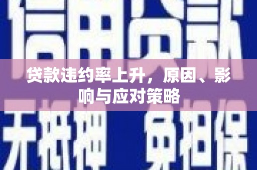红安贷款违约率上升，原因、影响与应对策略