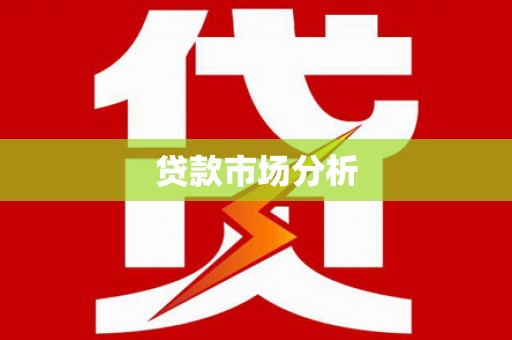 红安贷款市场分析