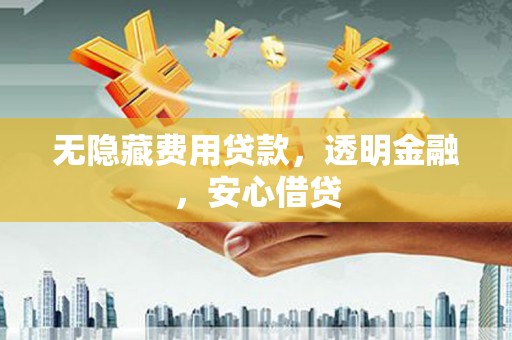 红安无隐藏费用贷款，透明金融，安心借贷