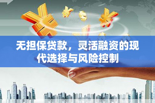 红安无担保贷款，灵活融资的现代选择与风险控制