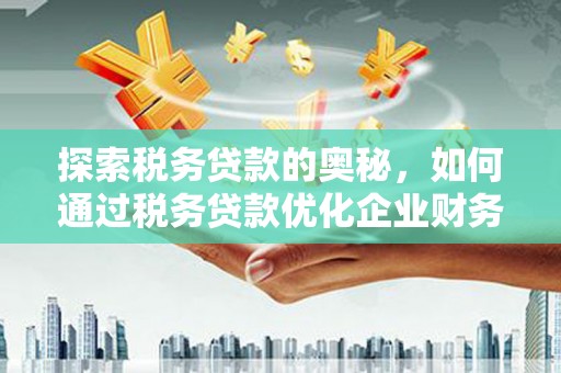 红安探索税务贷款的奥秘，如何通过税务贷款优化企业财务