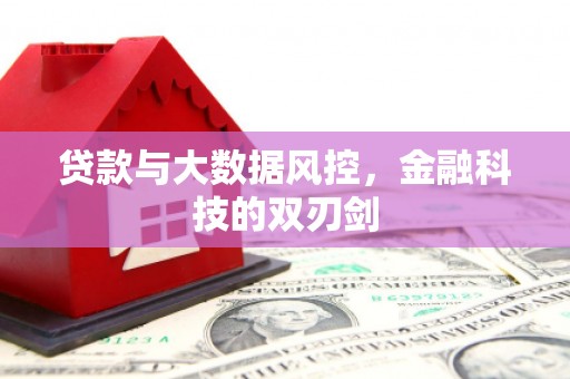 红安贷款与大数据风控，金融科技的双刃剑