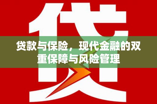 红安贷款与保险，现代金融的双重保障与风险管理