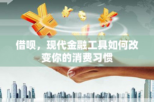 红安借呗，现代金融工具如何改变你的消费习惯
