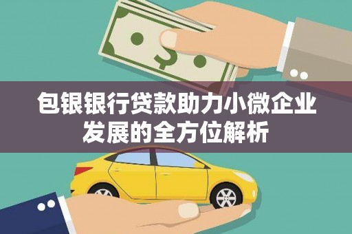 红安包银银行贷款助力小微企业发展的全方位解析