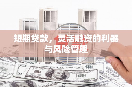 红安短期贷款，灵活融资的利器与风险管理