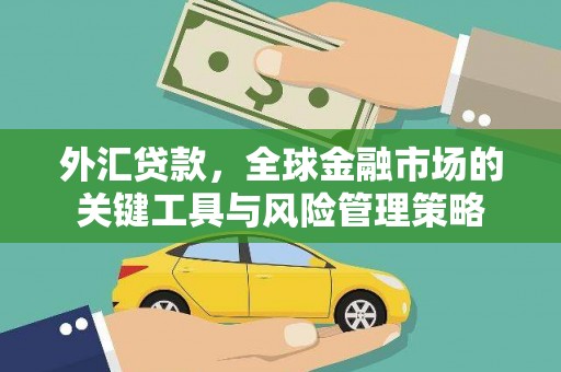 红安外汇贷款，全球金融市场的关键工具与风险管理策略