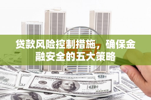 红安贷款风险控制措施，确保金融安全的五大策略