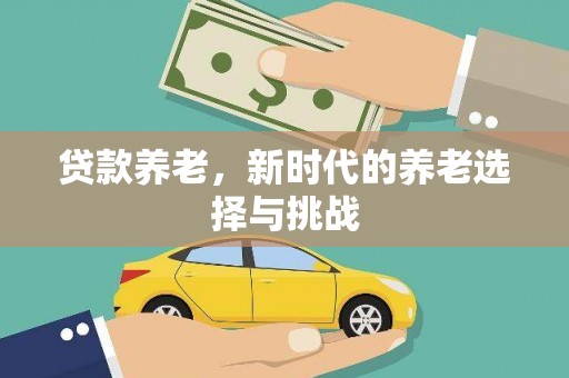 红安贷款养老，新时代的养老选择与挑战