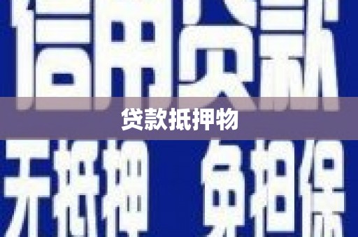 红安贷款抵押物