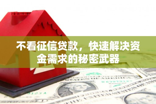 红安不看征信贷款，快速解决资金需求的秘密武器