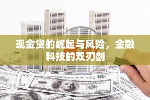 红安现金贷的崛起与风险，金融科技的双刃剑