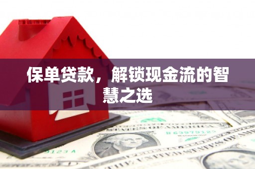 红安保单贷款，解锁现金流的智慧之选