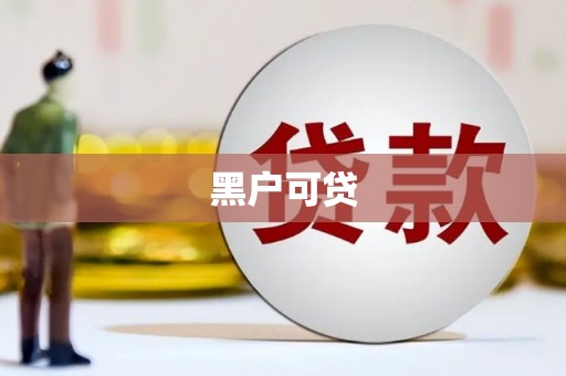 红安黑户可贷