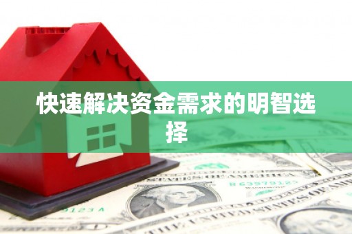 红安快速解决资金需求的明智选择