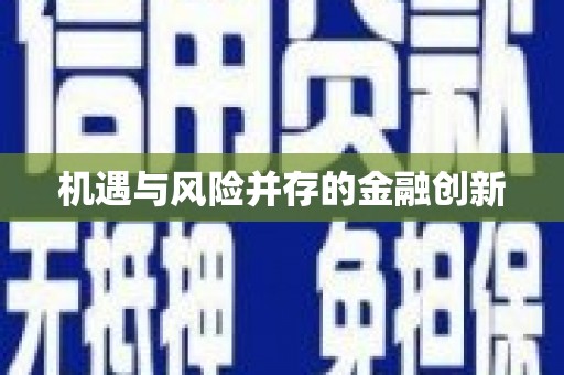 红安机遇与风险并存的金融创新