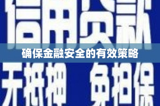 红安确保金融安全的有效策略