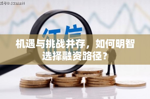 红安机遇与挑战并存，如何明智选择融资路径？