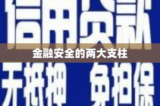 红安金融安全的两大支柱