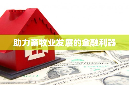 红安助力畜牧业发展的金融利器