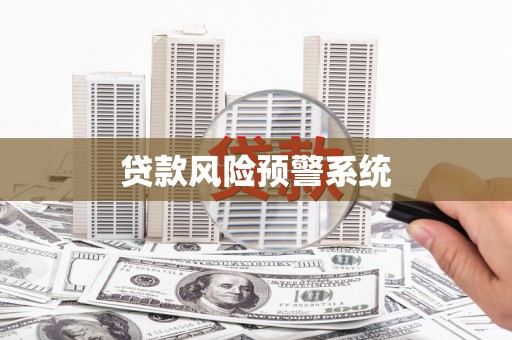 红安贷款风险预警系统