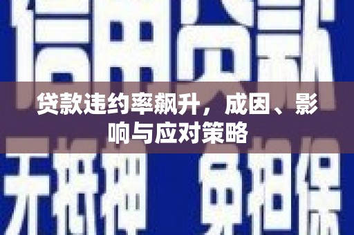 红安贷款违约率飙升，成因、影响与应对策略